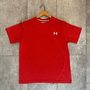 Under Armour Loose Heat Gear Men’s T-shirt Red Size Large GUC
